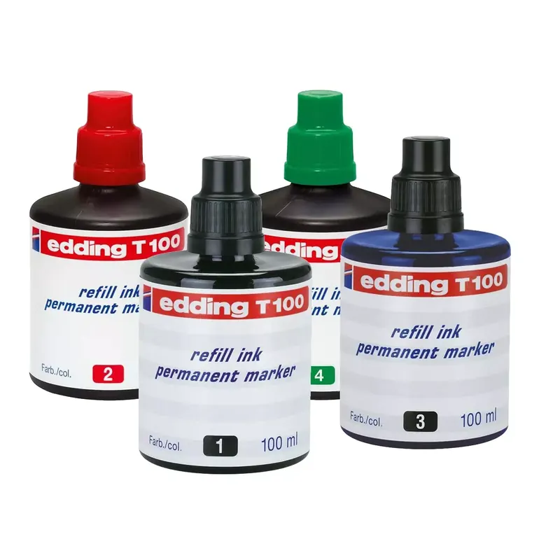 Recharge marqueur permanent Edding T100