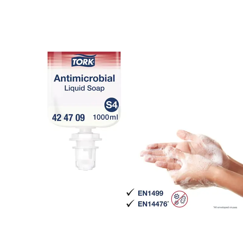 Recharge savon liquide, antimicrobien, 1000 ml
