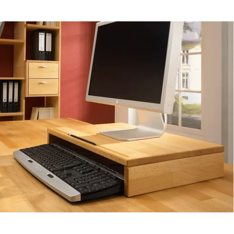 Rehausseur d'écran en bois TREND