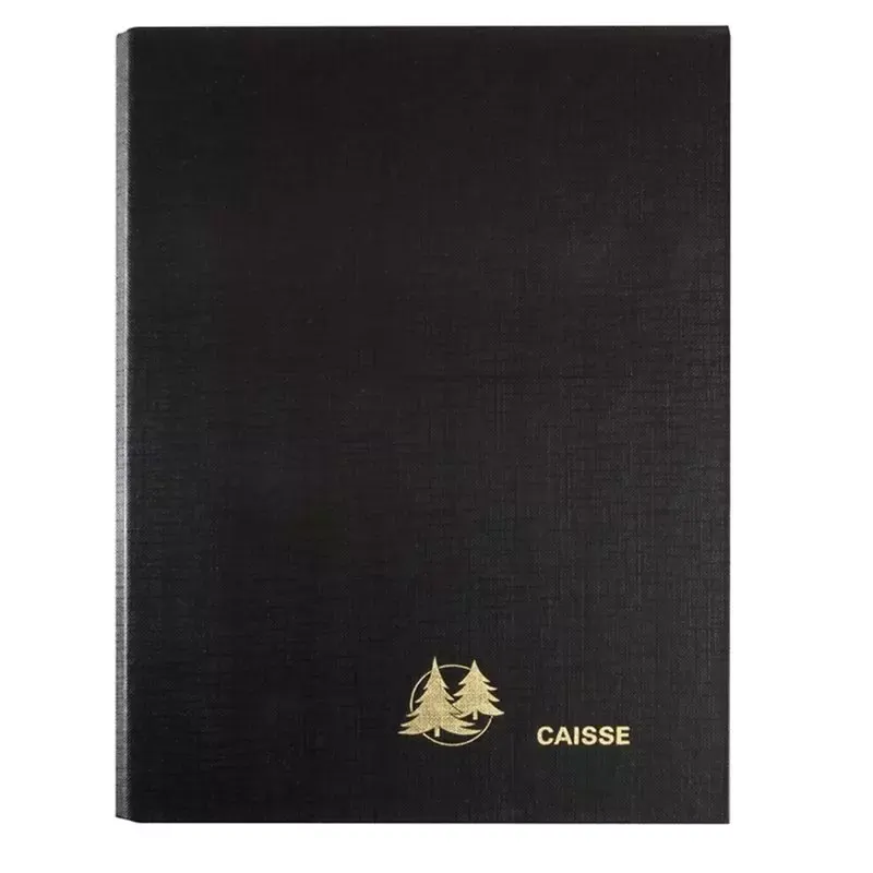 Reliure Exacompta pour agenda perpétuel de caisse 24 x 16 cm, 2 anneaux, sans feuillets