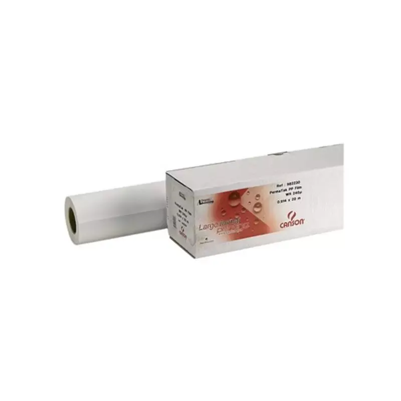 Rouleau de papier traceur Canson jet d'encre blanc 90 g, 914 mm x 50 m
