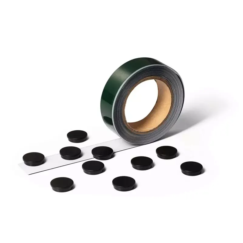 Rouleau de ruban métallique auto-adhésif 5 mètres x 35 mm avec magnets