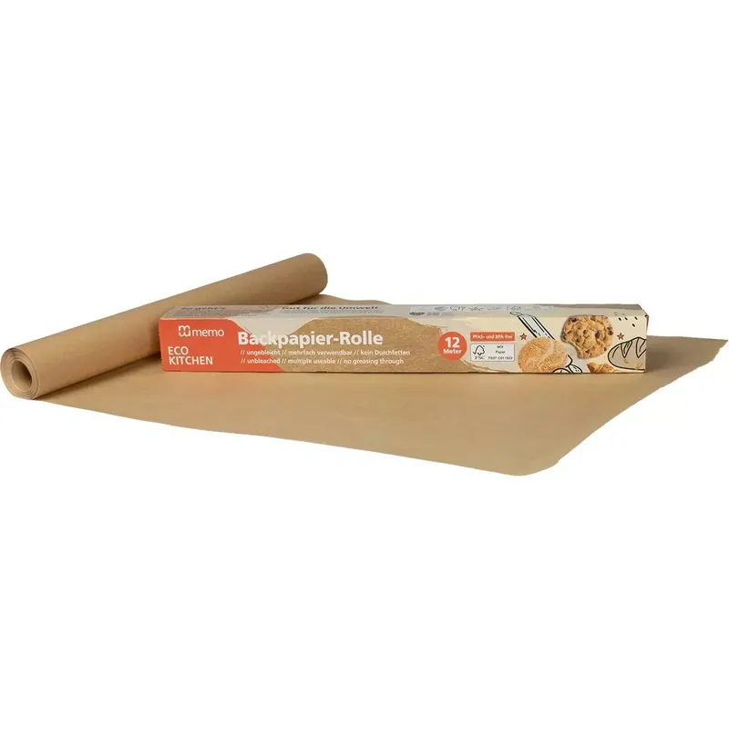 Rouleau papier cuisson non blanchis