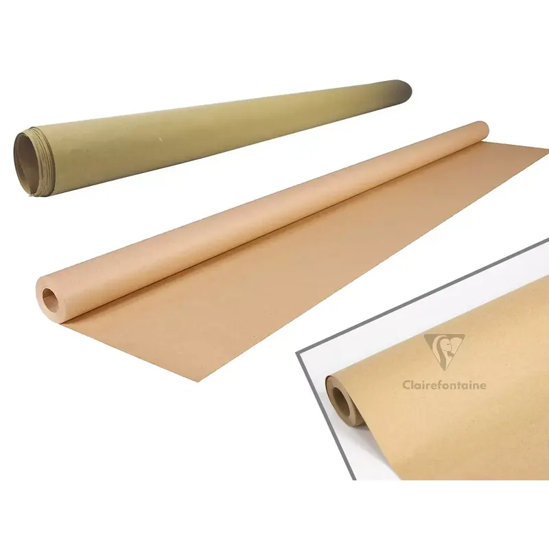 Rouleau papier kraft recyclé «Kraft brut»