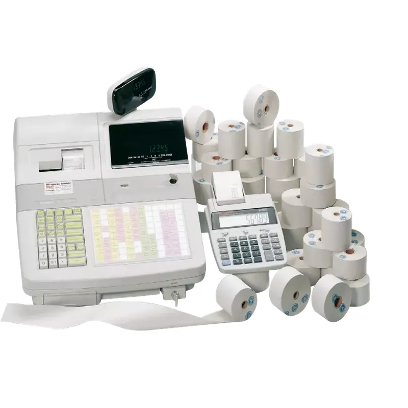 Rouleaux papier recyclé pour calculatrice