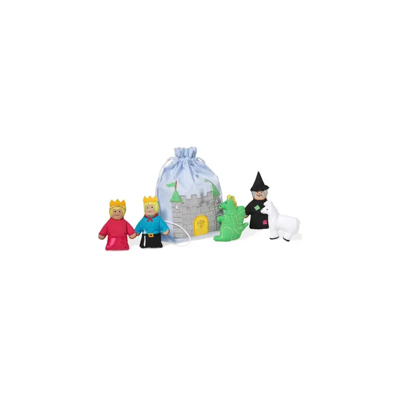 Sac à Histoires avec Marionnettes à Doigts : Princesse et Château