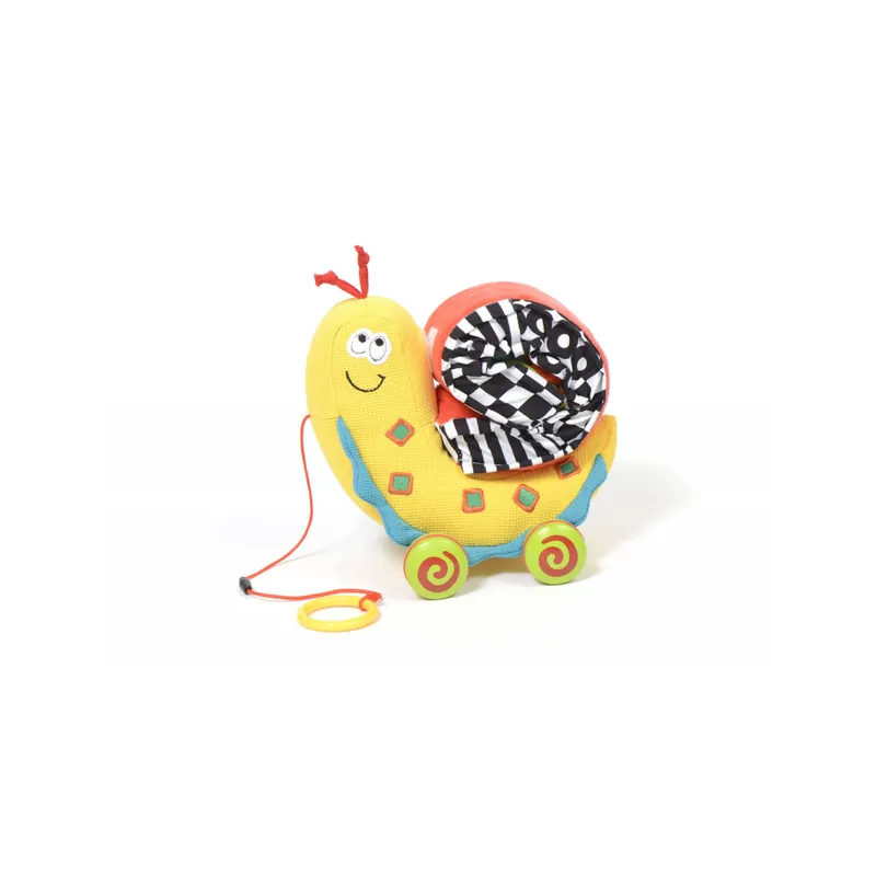 Semmy l’Escargot – Jouet à tirer sensoriel (21 cm)