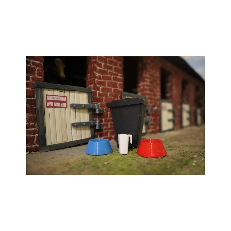 Set d'Alimentation pour Pâture pour Figurines de Chevaux