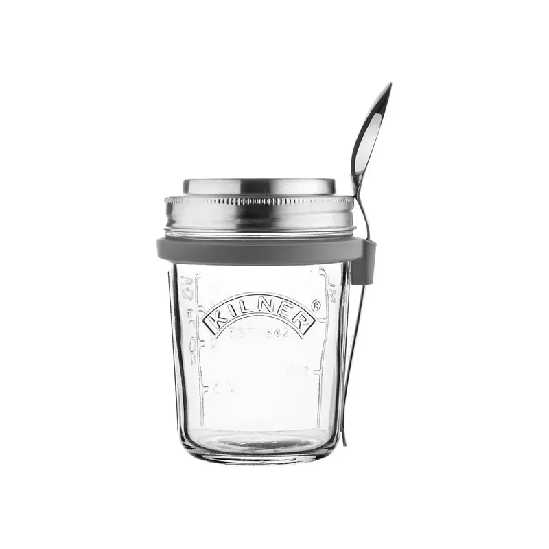 Set en verre petit-déjeuner