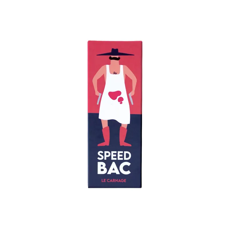 Speed Bac Le Carnage - Rouge - Jeu Rescapé