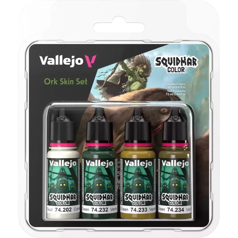 Squidmar Color Set Ork Skin - Peinture