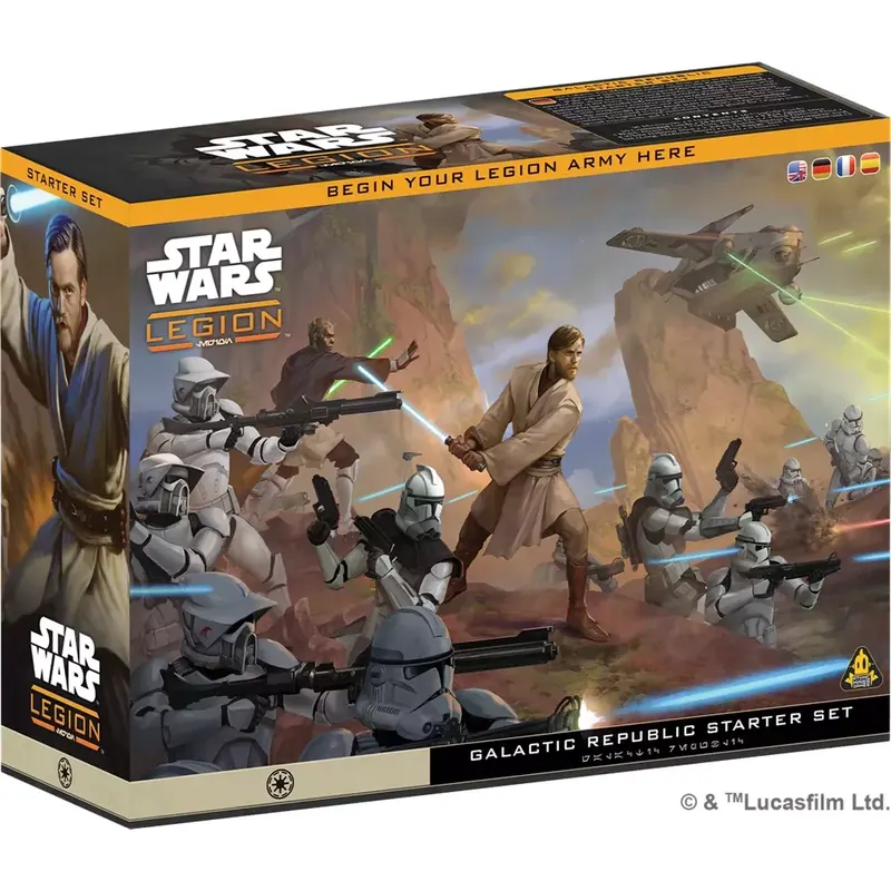 Star Wars : Légion - Galactic Republic Starter Set - Boîte de Base