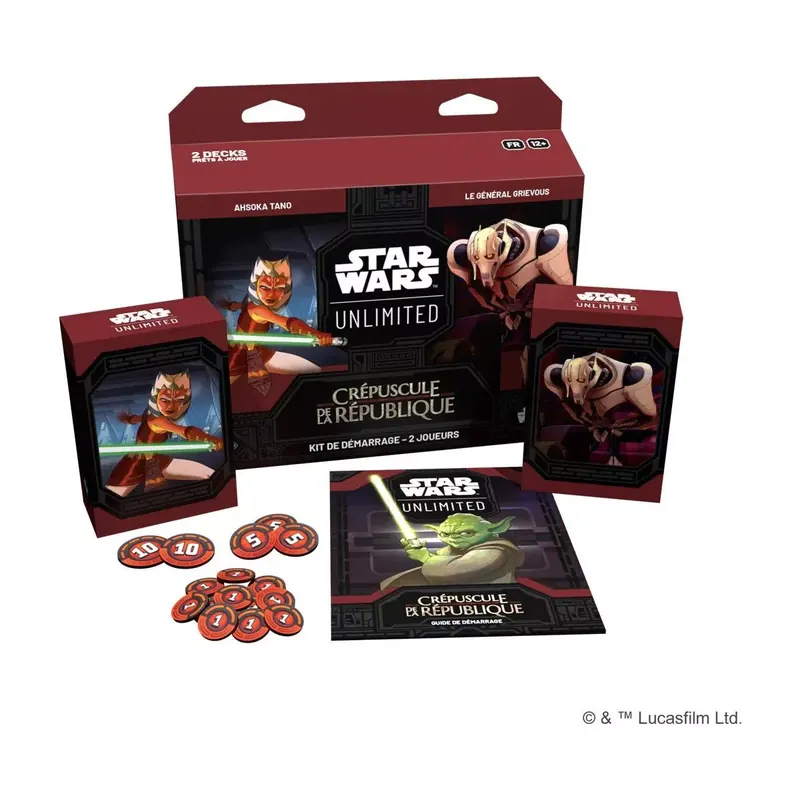 Star Wars Unlimited - Crépuscule de la République : Kit de Démarrage 2 joueurs