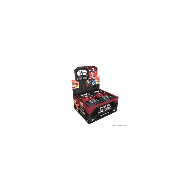 Star Wars Unlimited - Twilight of the Republic : Boite 24 boosters - Version Anglaise