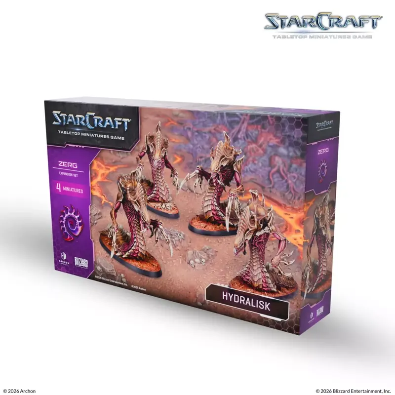 StarCraft - Tabletop Miniatures Game - Hydralisk - Zerg Expansion Set - Version Anglaise