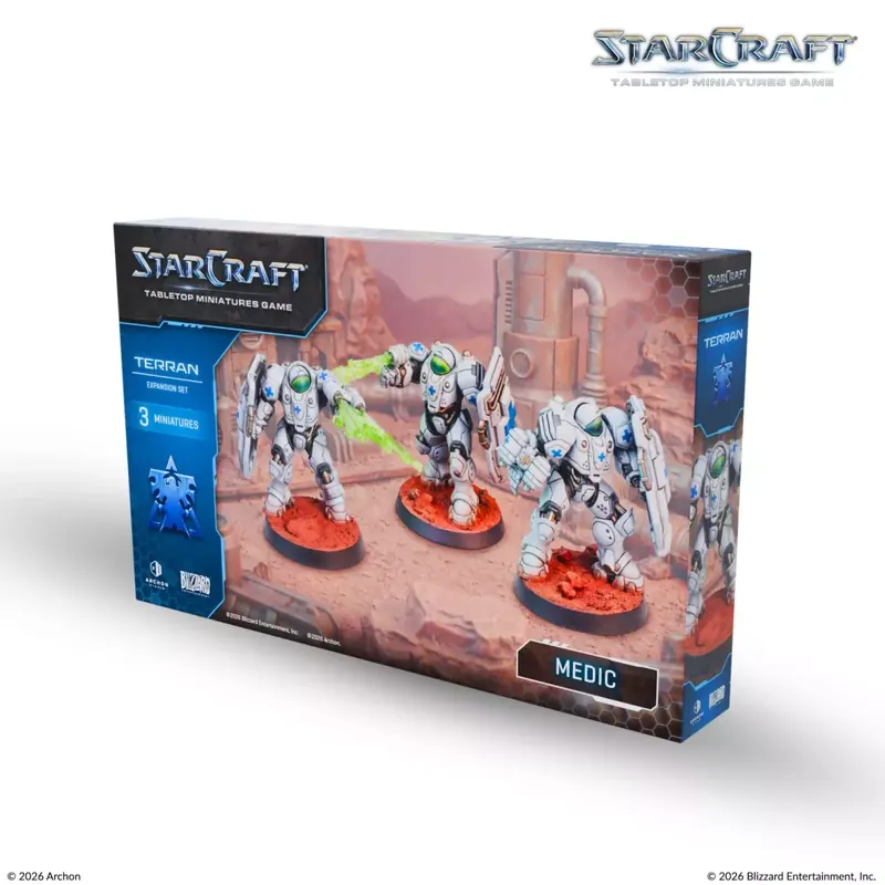 StarCraft - Tabletop Miniatures Game - Medic - Terran Expansion Set - Version Anglaise