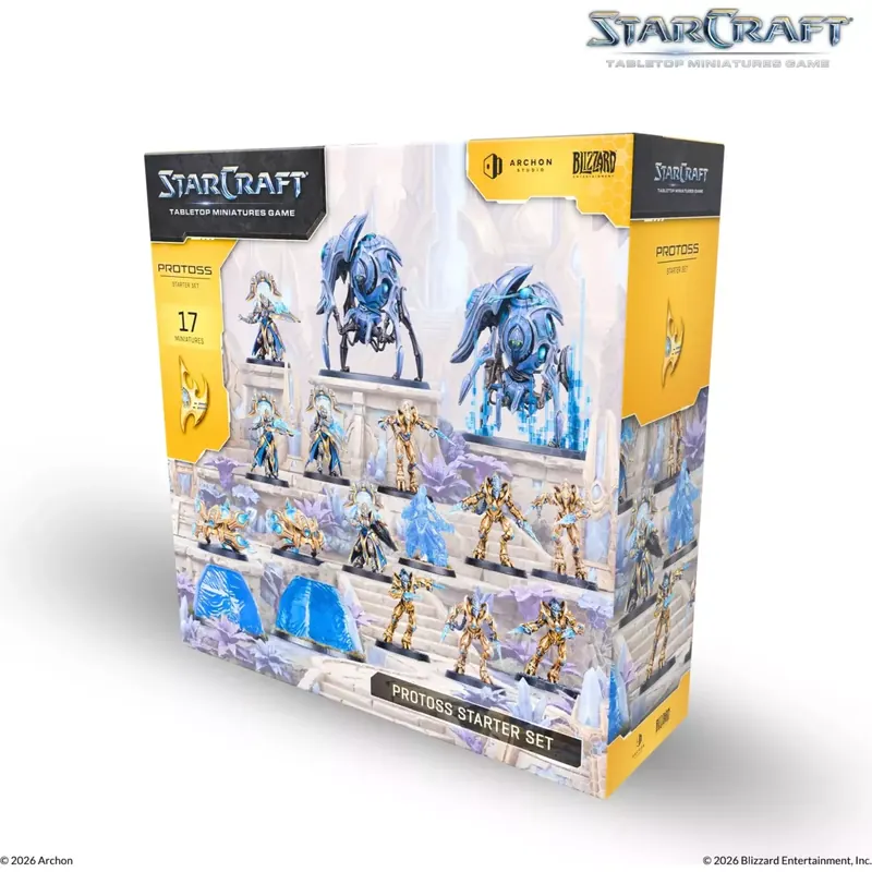 StarCraft - Tabletop Miniatures Game : Protoss Starter Set - Version Anglaise