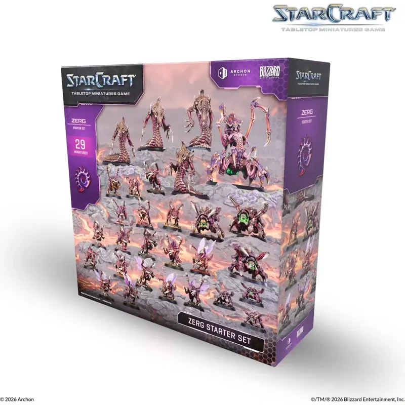 StarCraft - Tabletop Miniatures Game : Zerg Starter Set - Version Anglaise