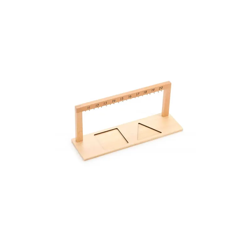 Support pour Barres de Perles Montessori 11-20