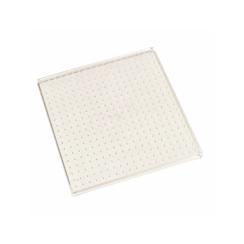 Support Transparent Carré 20cm pour Perles Perlaxis - Visualisation & Créativité