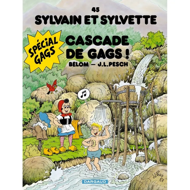 Sylvain et Sylvette - Tome 45 : Cascade de gags !