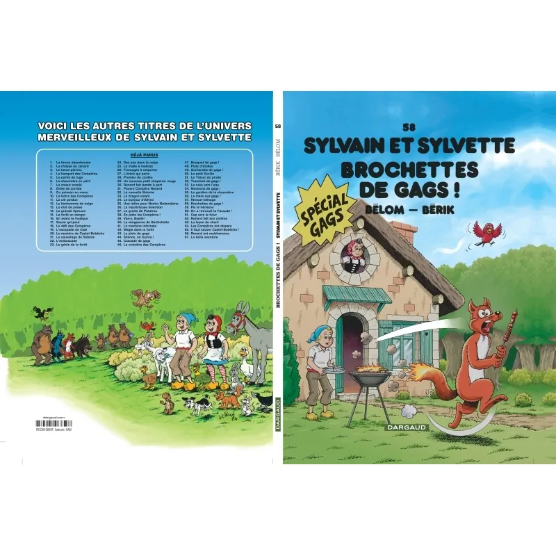 Sylvain et Sylvette - Tome 58 : Brochettes de gags !