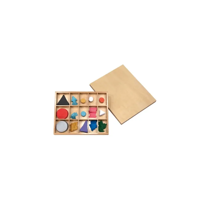 Symboles de Grammaire Montessori en Plastique avec Boîte