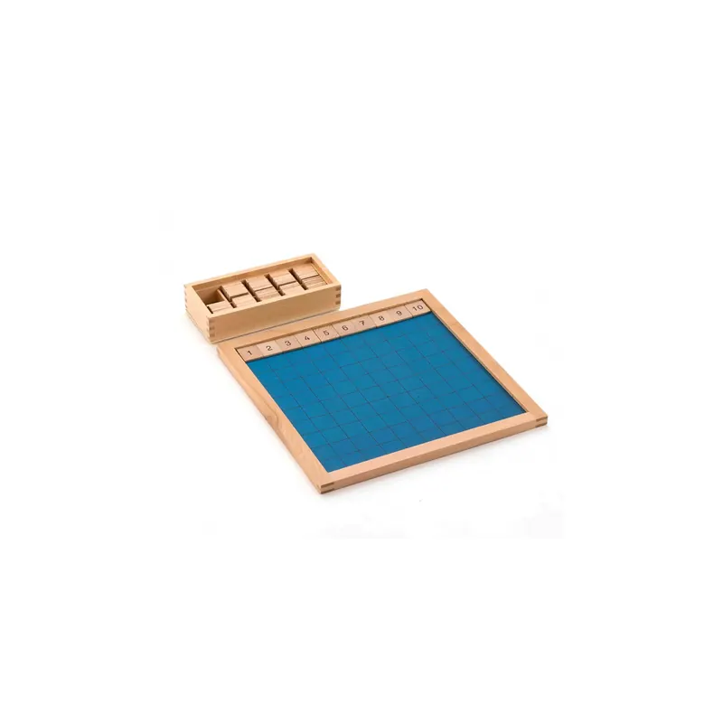 Tableau de 100 Montessori - Jetons et rangement
