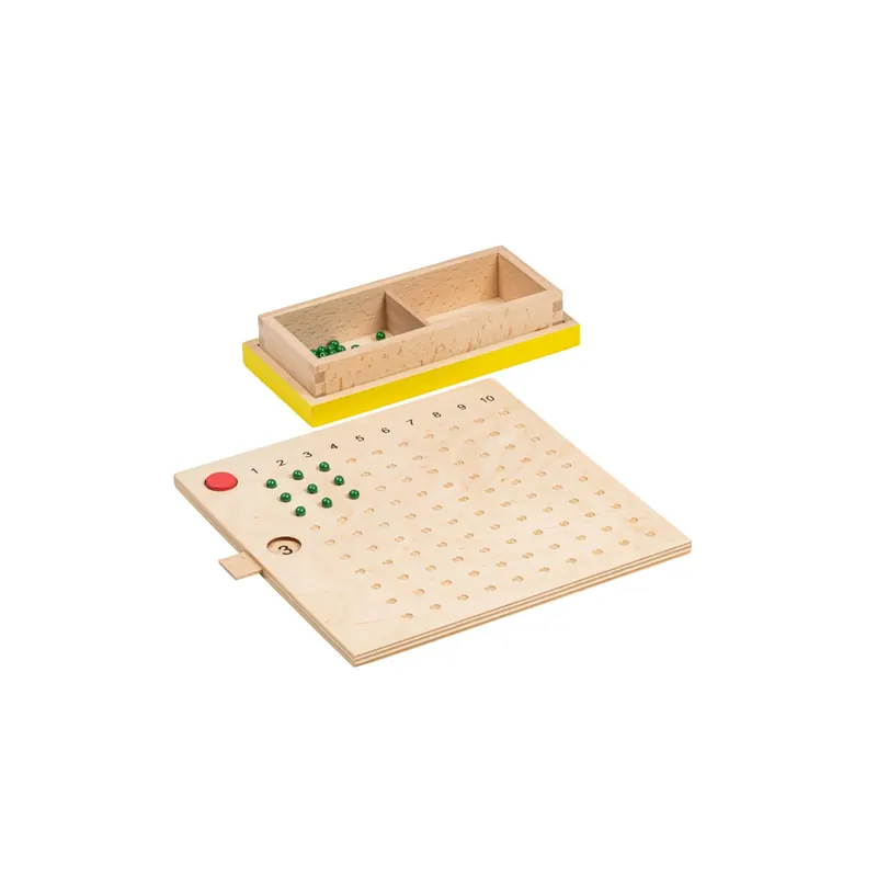 Tableau de multiplication à perles Montessori GAM
