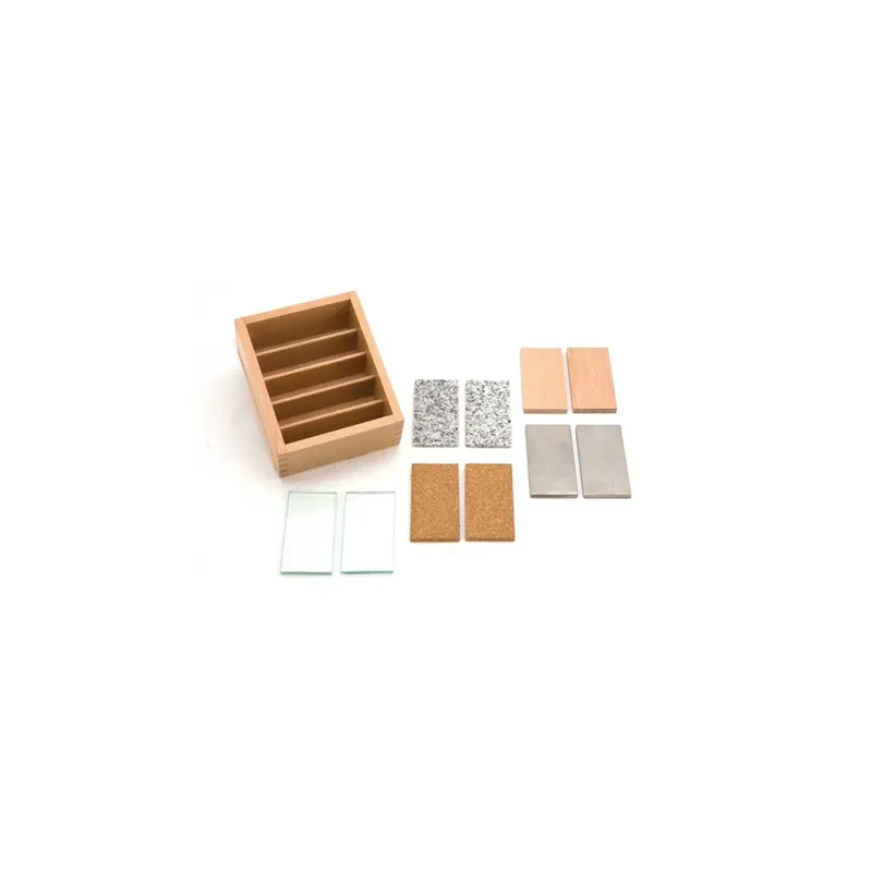 Tablettes thermiques Montessori - Matériel didactique sensoriel