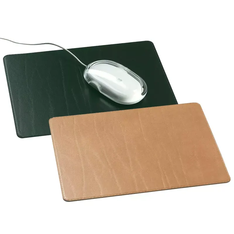 Tapis de souris en cuir recyclé, à personnaliser