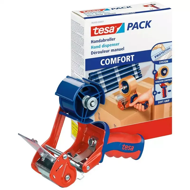 tesa tesapack Dévidoir COMFORT 6400 ruban adhésif emballage