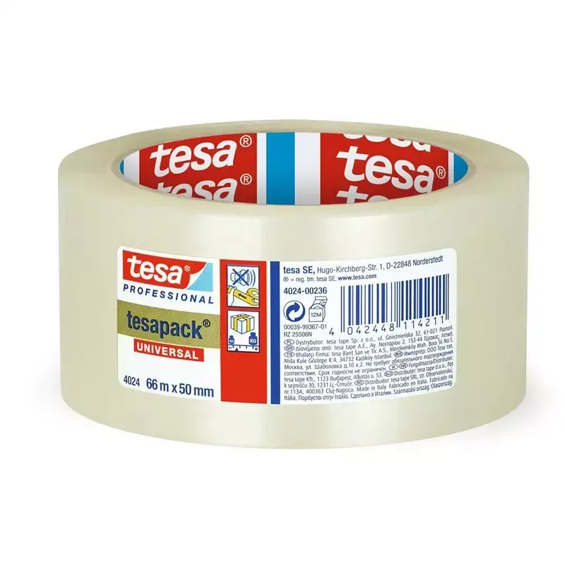 Tesapack 4024 - Ruban adhésif d'emballage transparent 50 mm x 66 m