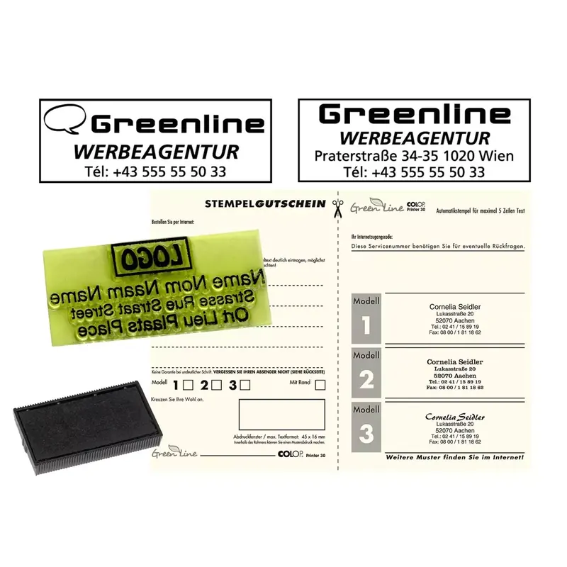 Timbre automatique Colop «Green Line» 30