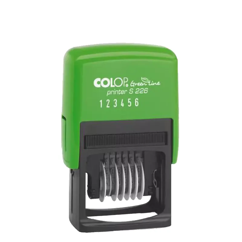 Timbre automatique numéroteur «Green Line» Printer S226