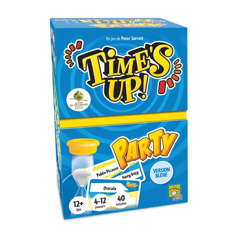 Time's Up Party Bleu