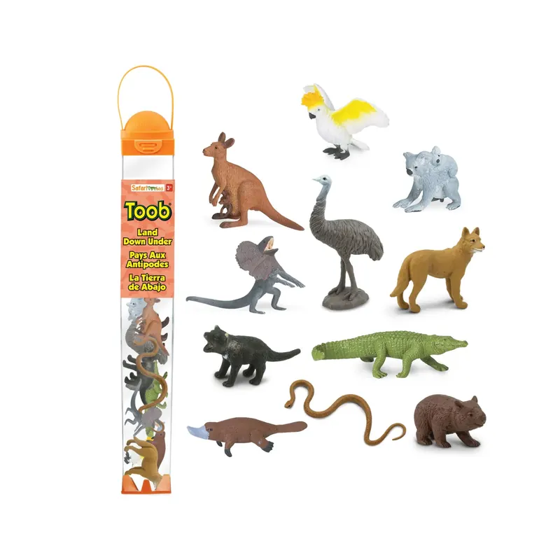 Toob Australie - Figurines pédagogiques pour découvertes - Tube Safari Ltd® 681404