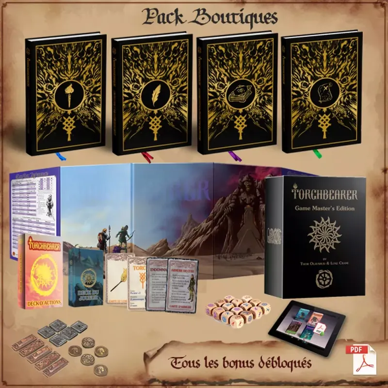 Torchbearer Deuxième Édition - Pack Intégrale Collector Numérotée