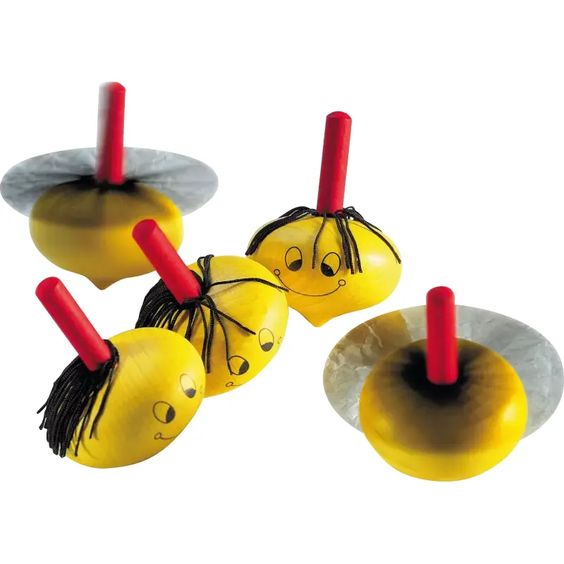 Toupie bois « Smiley » à personnaliser