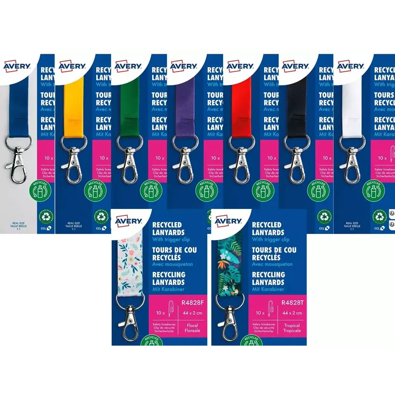 Tours de cou plastique recyclé Avery