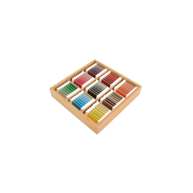 Troisième boîte des couleurs Montessori
