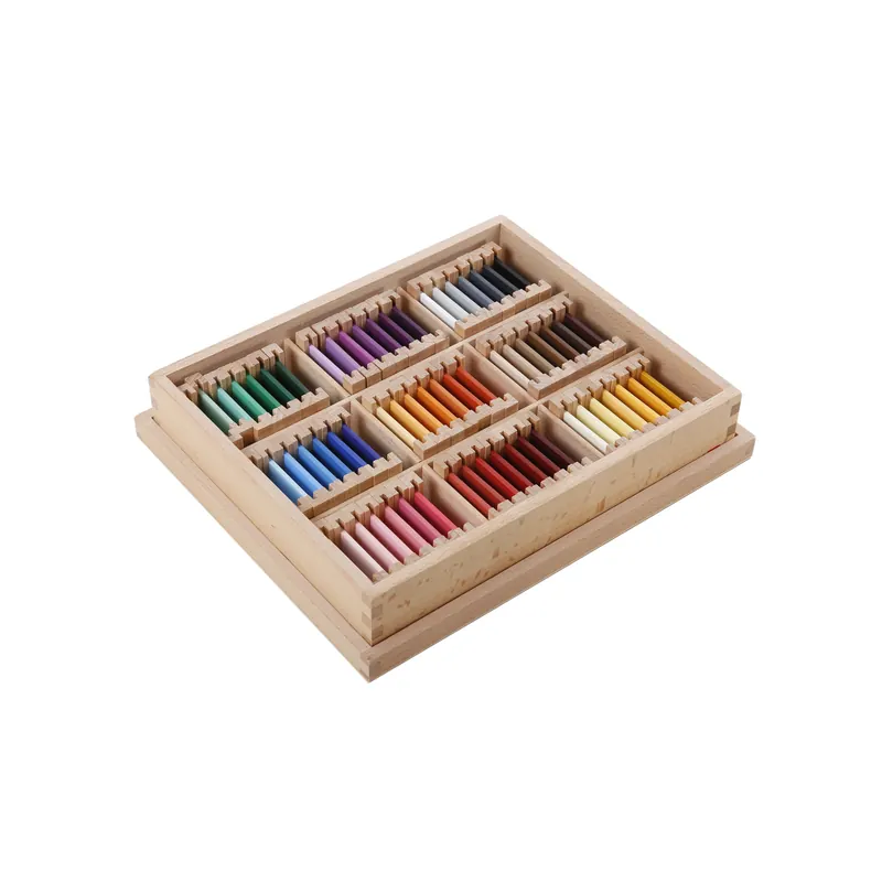 Troisième boîte des tablettes de couleur - Matériel Montessori GAM 1MM0273