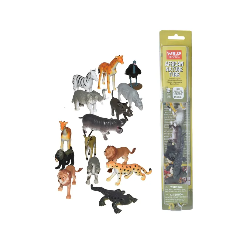 Tube de la Faune Africaine | Figurines Réalistes Wild Republic