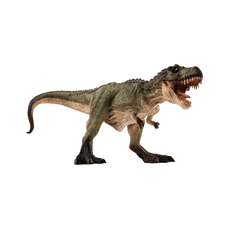 Tyrannosaure Mojo 387293 - Figurine dinosaure T-Rex vert à la chasse
