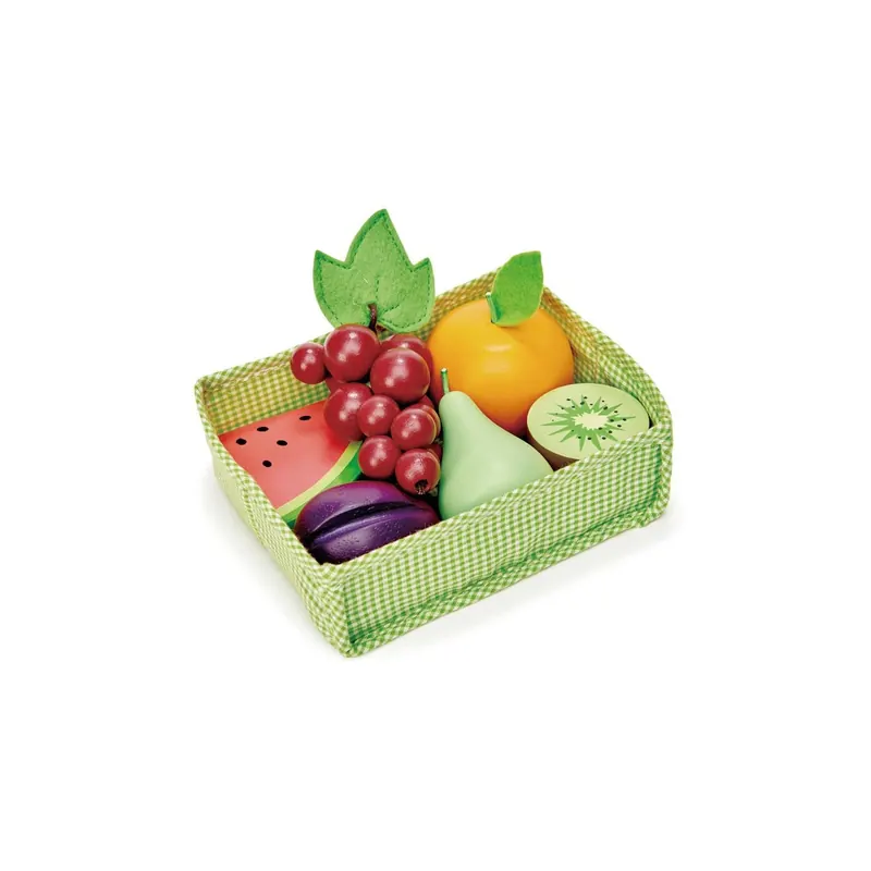 Variété de fruits en bois - Jouet d'imiation réaliste Tender Leaf