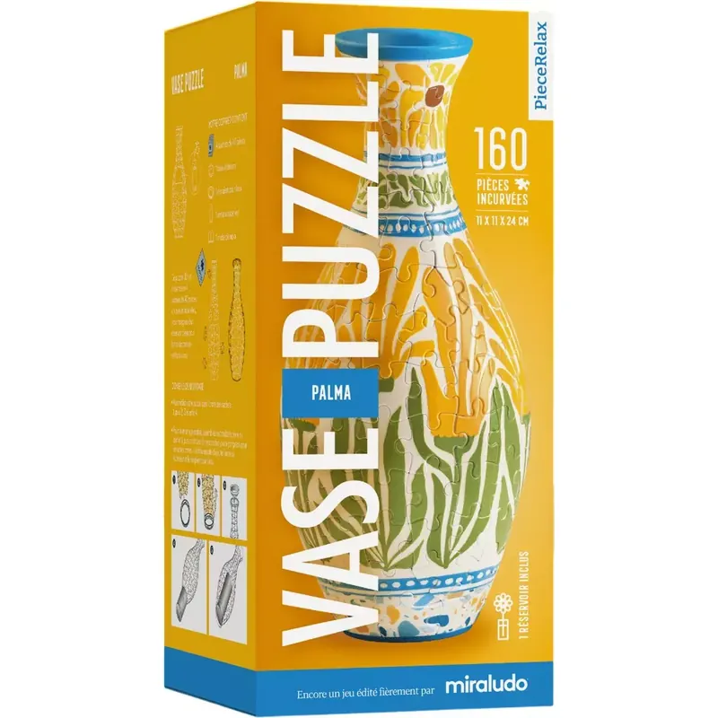Vase Puzzle : Jardin Palma - 160 Pièces