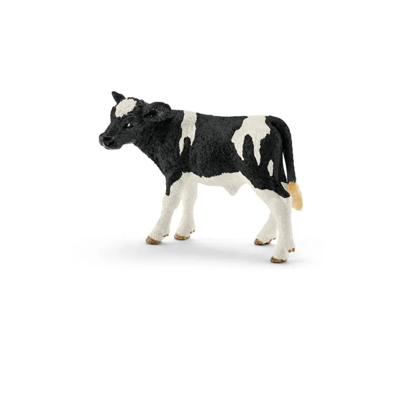 Veau Holstein - Figurine Schleich - Jeune Bovin Laitier Pie Noir