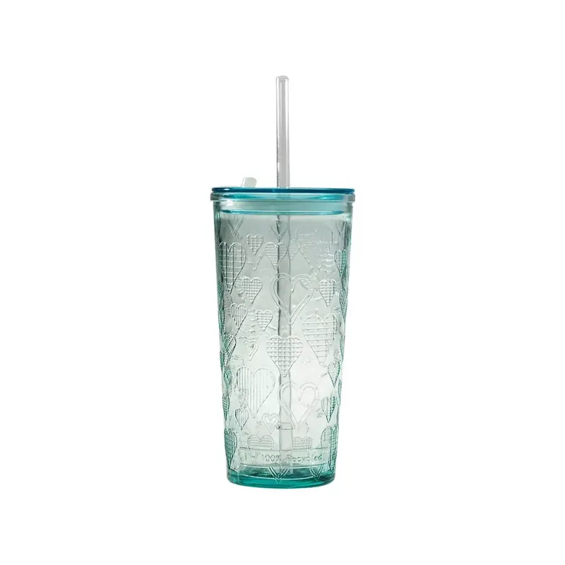 Verre en verre recyclé Heart to go