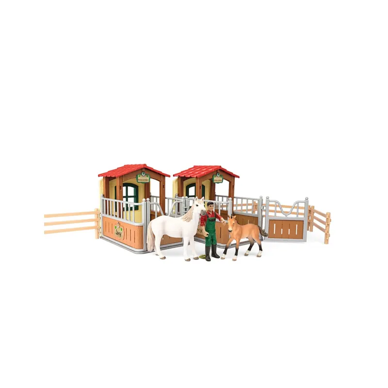 Visite de l'Écurie Ouverte Schleich 72116 - Set Équestre Réaliste (16pcs)
