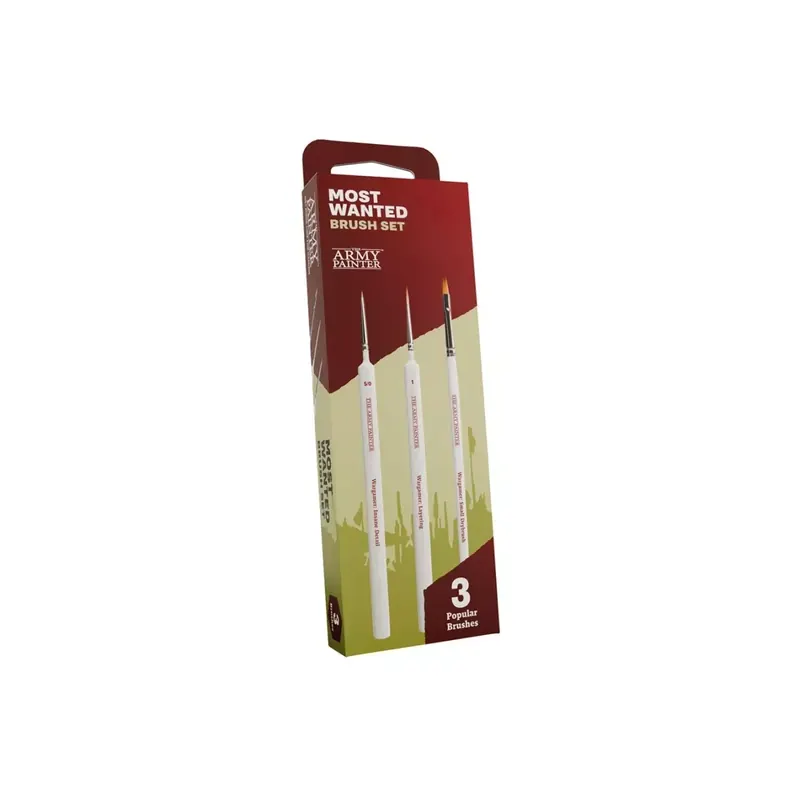 Wargamer : Most Wanted Brush Set - Pinceaux - The Army Painter